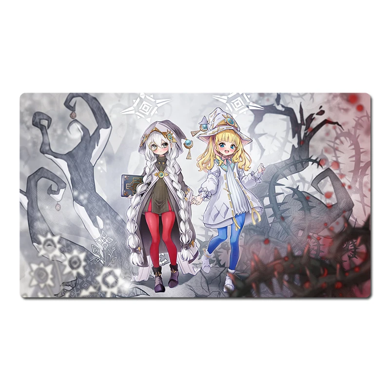 

YuGiOh Playmat Black Witch Diabellze the Original Sinkeeper Trading Card Game Mat TCG CCG Pad Коврик для мыши Настольный коврик Бесплатная сумка
