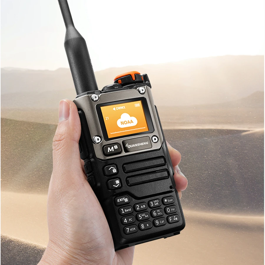 Quansheng UV-K5(8) Walkie Talkie 5W Air Band Radio UHF VHF DTMF FM Scrambler NOAA Wireless Frequency Two Way CB Radio UVK58