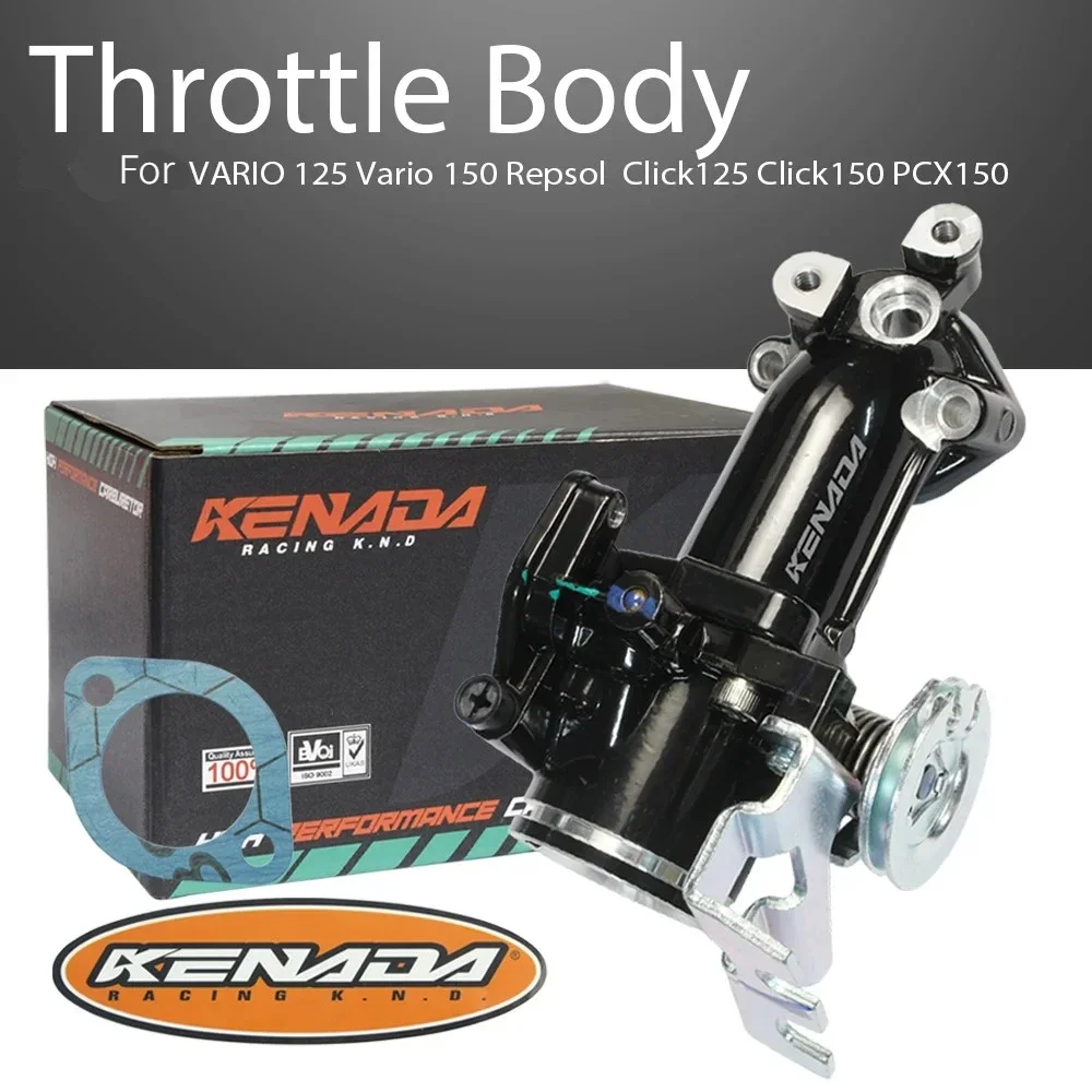 KENADA RACING Throttle Body Black Edition  For VARIO 125 Vario 150 Repsol  Click125 Click150 PCX150