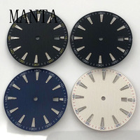 MANTA 33.5mm Sterile Dial Luminous Fit NH35 NH36 Miyota8205/8215 ETA2836 Automatic Mechanical Movement White Black Blue