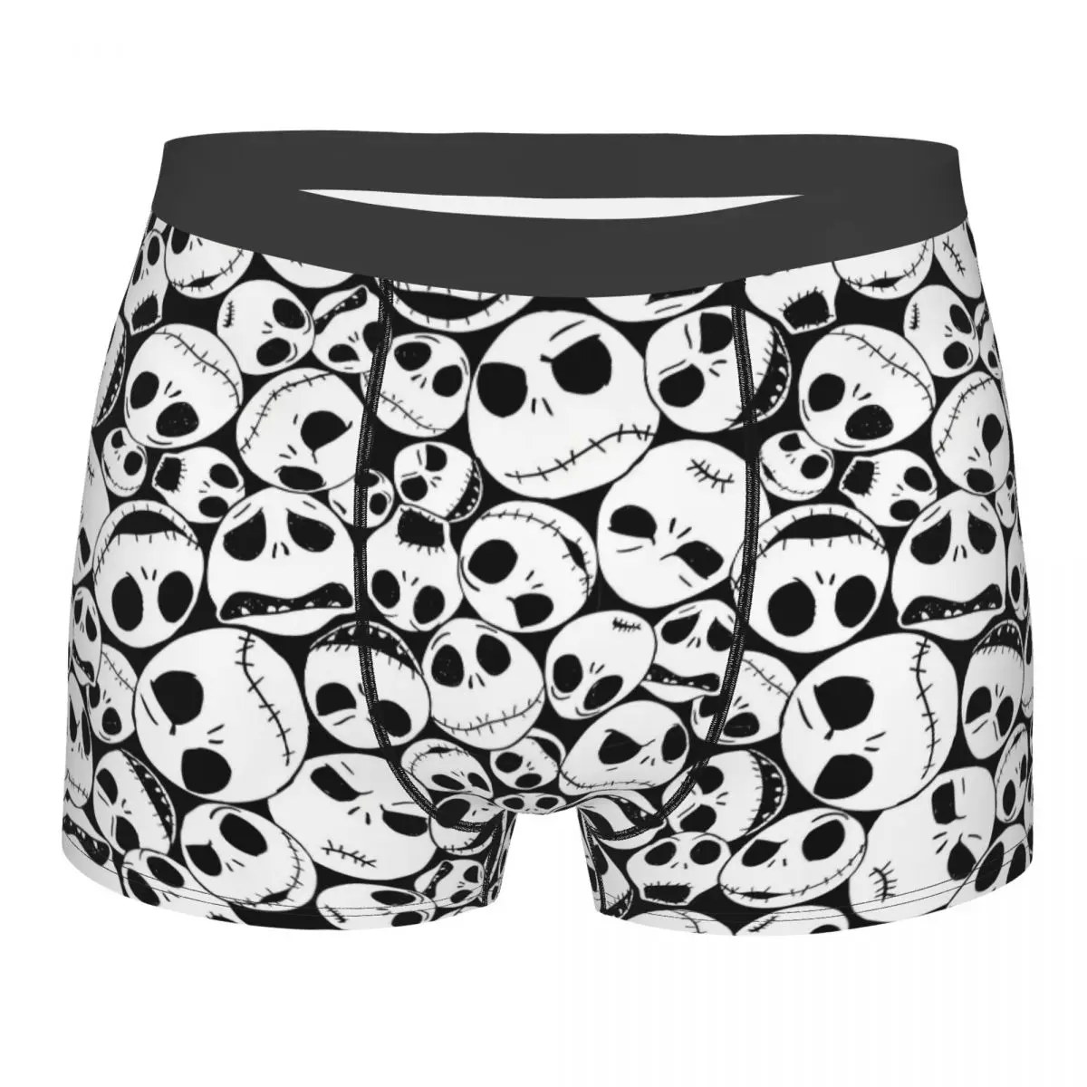 

Nightmare Before Christmas Jack Boxer Shorts For Men 3D Print Musical Fantasy Film Underwear Panties Briefs Stretch Underpants