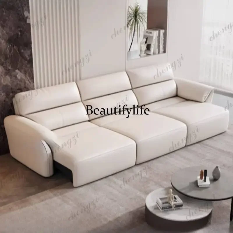 01A Electric Sofas Foldable European Relax Lounges Living Room Sofas Massage White High Canape Lit Furniture For Home view 3
