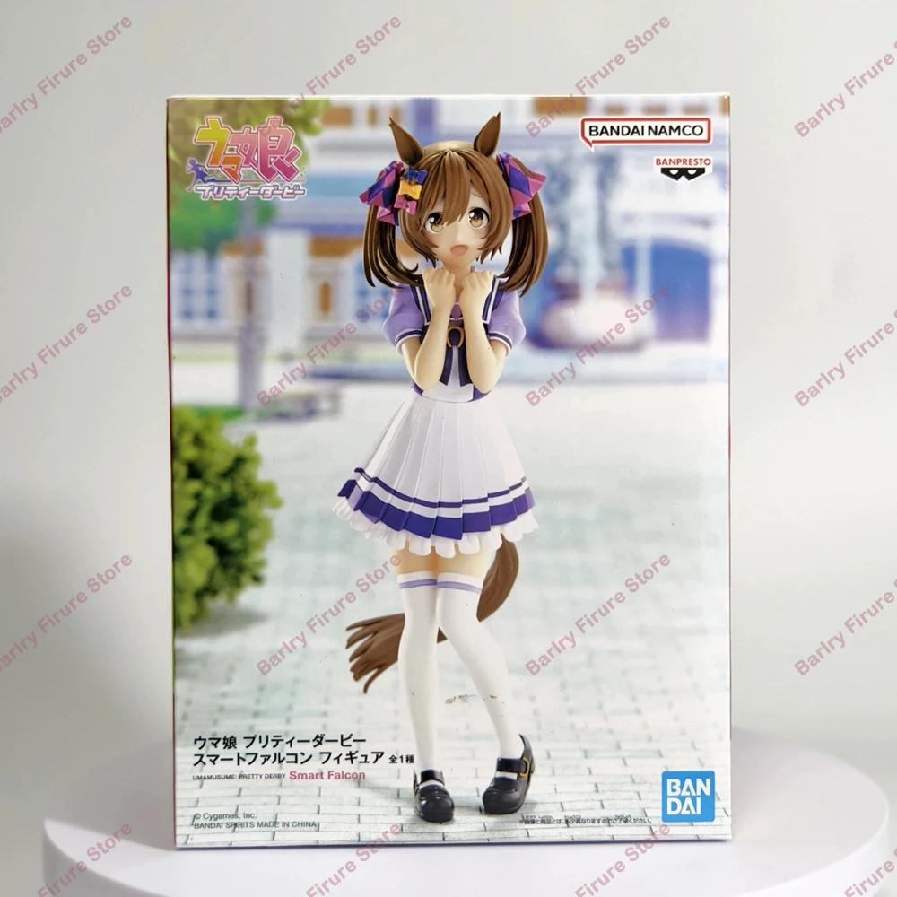

Original Genuine BANDAI BANPRESTO Uma Musume Pretty Derby Smart Falcon Anime Figure Boxed Premium Table Ornament Model Toy Gift
