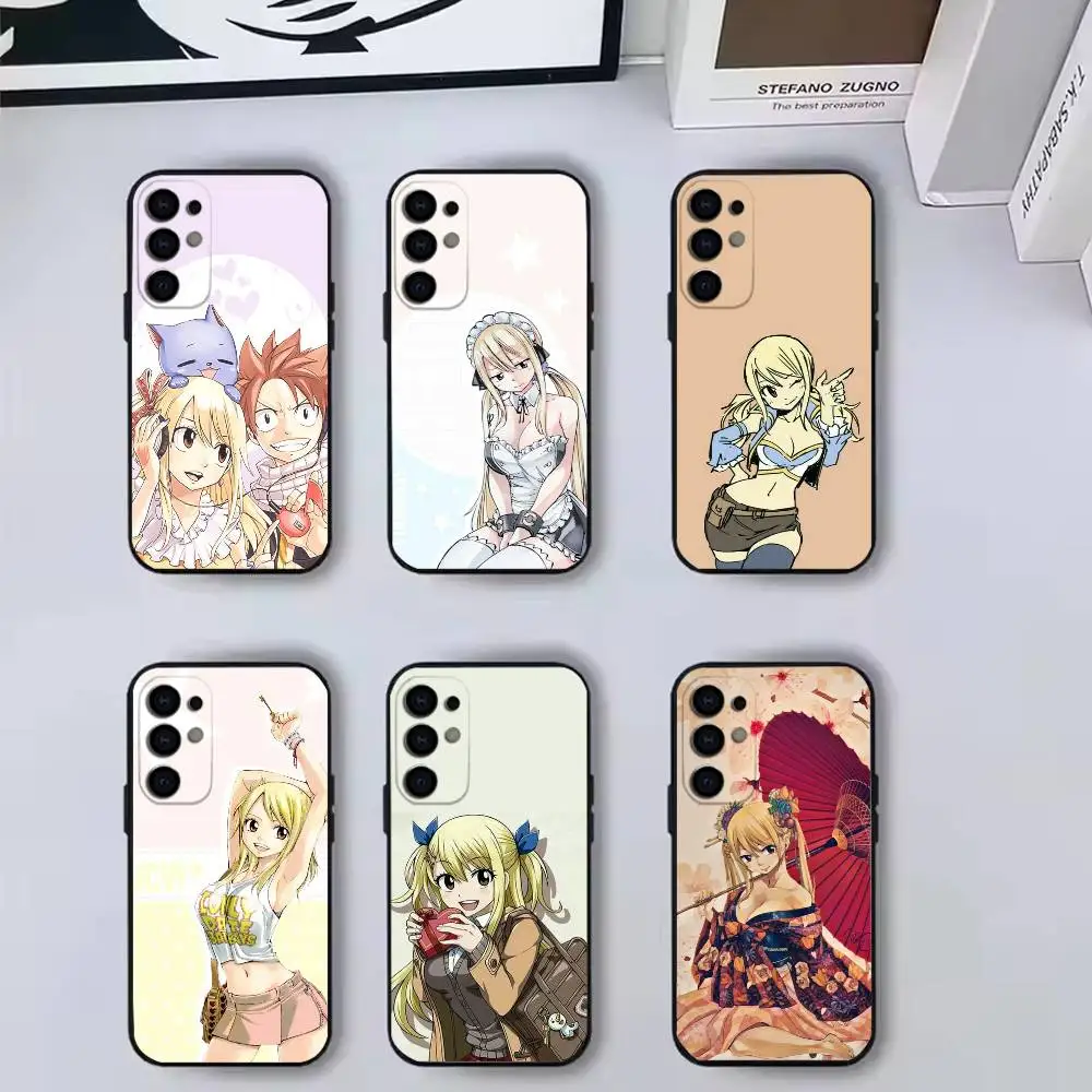 F-Fairy T-Tail Lucy Heartfilia  Phone Case For Samsung S25,S24,S21,S22,S23,S30,Ultra,S20,Plus,Fe,Soft Silicone Black Cover