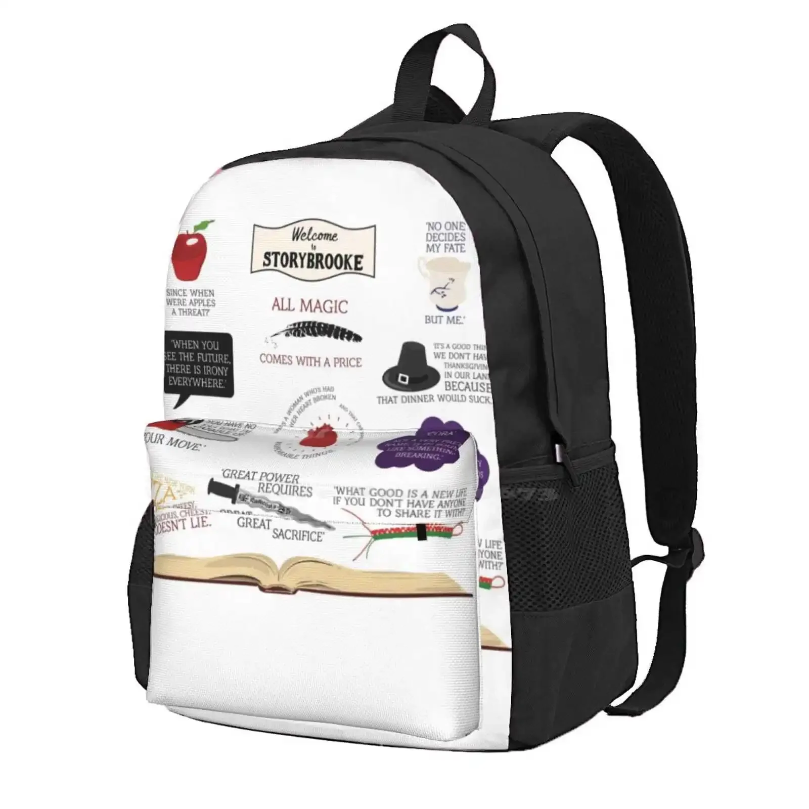 Once Upon A Time Zitate Hot Sale Schultasche Rucksack Modetaschen Ouat Oncers Once Upon A Time Abc The Evil Queen Regina Mills