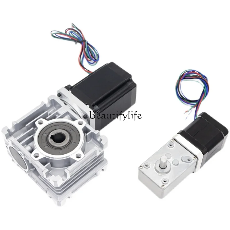 

Stepper Motor Turbine Worm Reducer Right Angle Two-Phase Small Servo Reducer