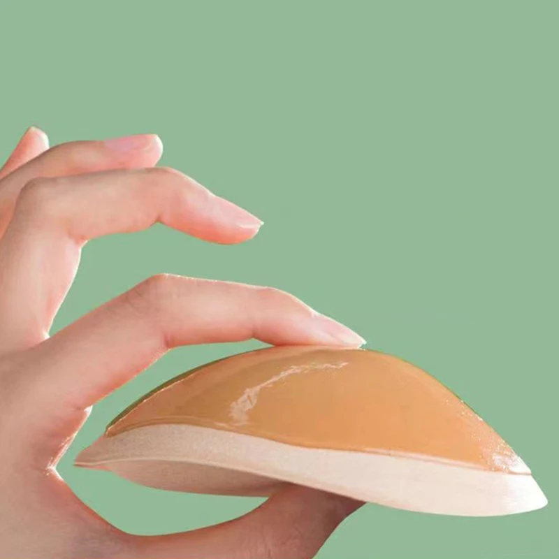 1 Pairs سميكة 4 سنتيمتر وسادة الصدر غير مرئية زيادة وجمع رفع لزجة البرازيلي ملابس السباحة إدراج الإسفنج الوسادة الزفاف الملابس الداخلية #3