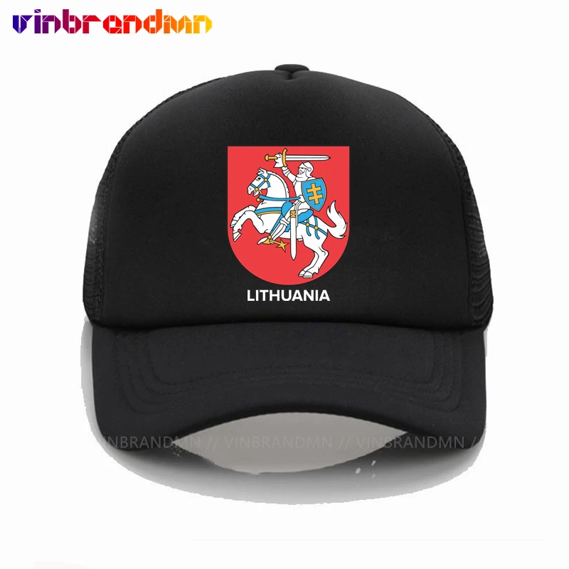 Lithuania National Emblem Retro Design Baseball Caps Summer Casual Caps Lithuania Flag Sun Visor Hats Snapback Adjustable Caps