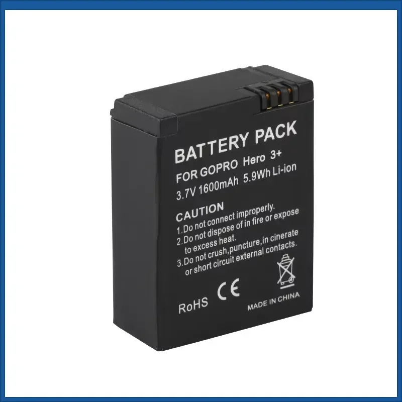 1600mAh 3.7V Battery For GoPro Hero 3