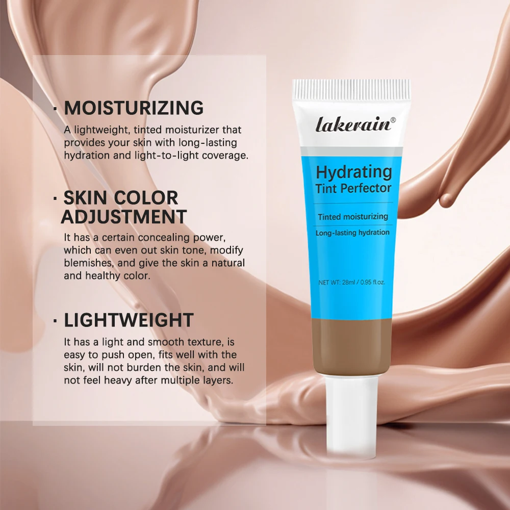 28ml Hydrating Skin Tint Perfector - Aqua Release Tinted Moisturizer Lightweight Formula - Sheer to Light Coverage Face Makeup
