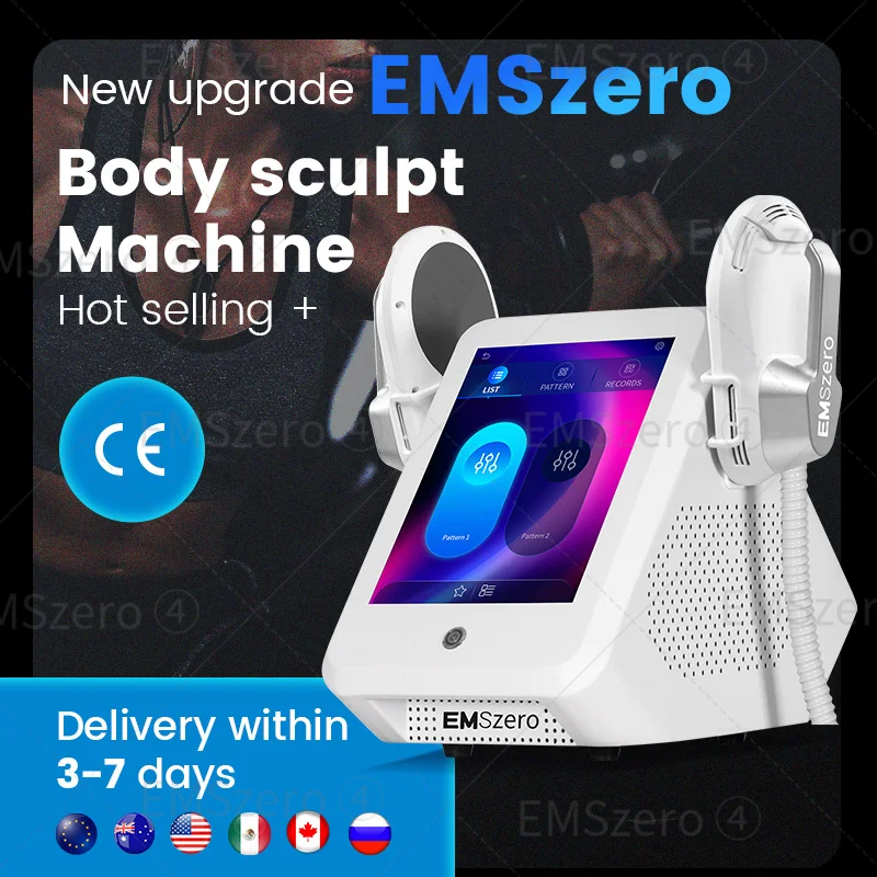 Professional Nova EMSzero Neo 6500W High Power 4 RF Handles Hi-emt Body Sculpt EMS Muscle Stimulate Best Selling Emszero Machine