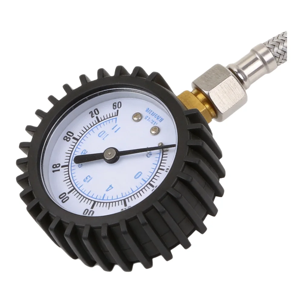 1pc Tap Water Pressure Test Kit Bar (0-11 Bar) PSI (0-160 Psi) Dual-scale Measurement  Water Meter Tap Water Pressure Gauge