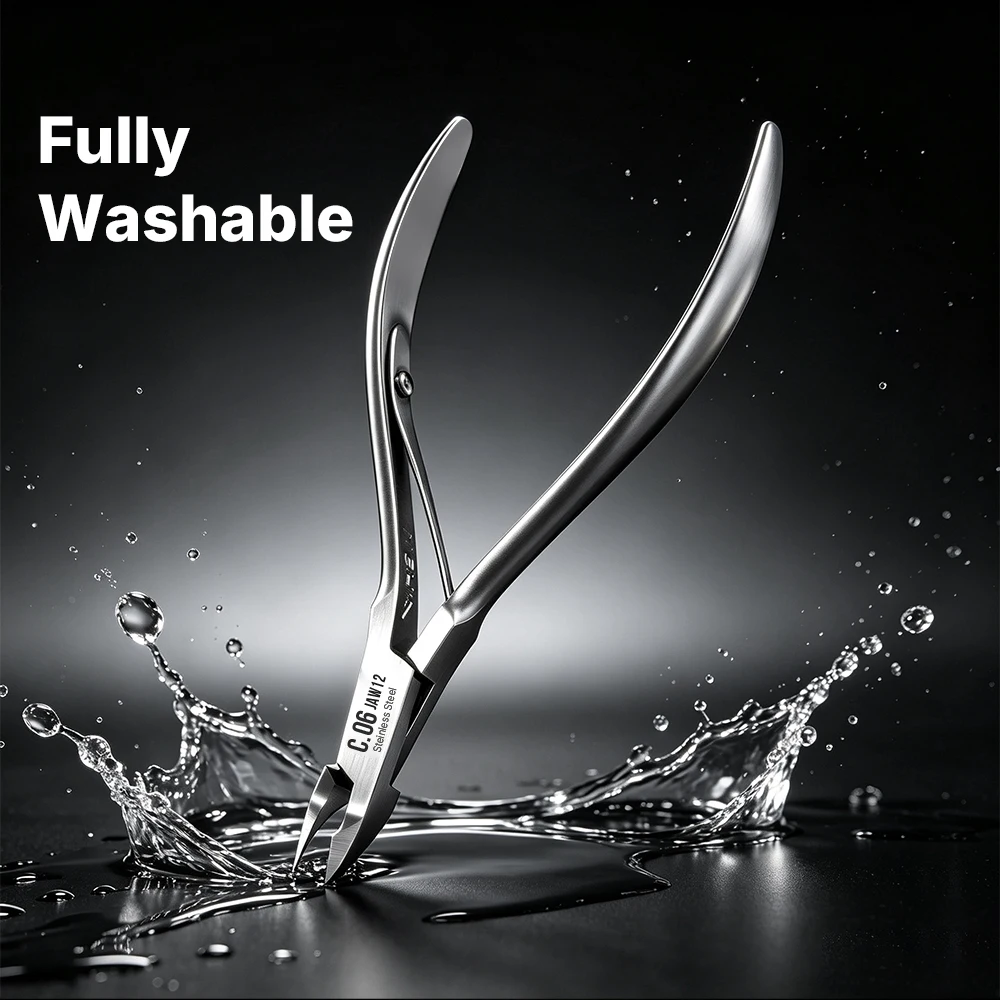 NGHIA C06 Professional Cuticle Trimmer Nail Cuticle Cutter Stainless Steel Cuticle Nippers with Sharp Blades