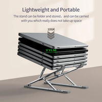 YYLM N8 Laptop Stand Aluminum for Macbook Adjustable Portable More Stabe Laptop Stand Cooling Stand Foldable Notebook Holder