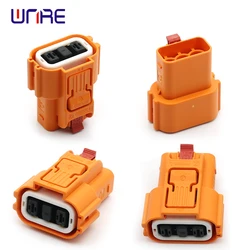 2 Cores Plastic Shell High Voltage Connectors Plug Socket New Energy Electric Vehicle Car Hv Connector 2.5/4/6mm² For Cable