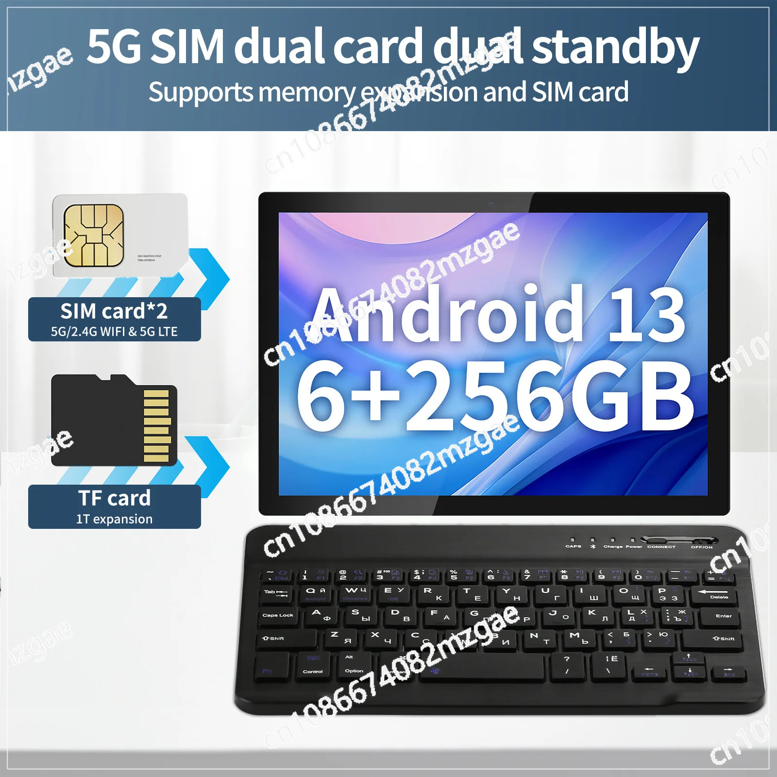 Cross-border New Tablet PC 5g Full Netcom JEPK10.1 Inch Android Game Call Business Tablet