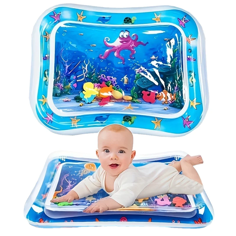 1pc Inflatable Tummy Time Premium Water Mat, Infants And Toddlers Perfect  Activity Center, Stimulation Growth Easter Gift