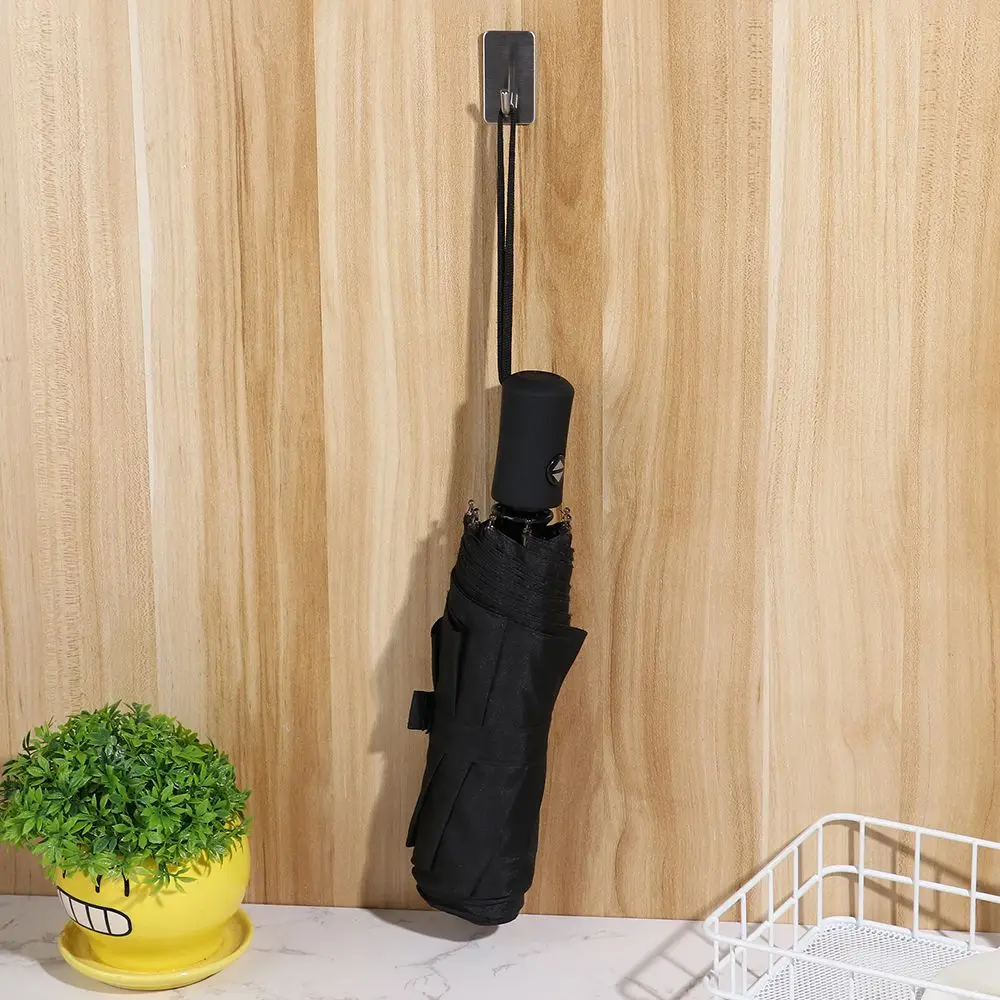 Stainless Adhesive No punching Wall Hook Towel Holder Hanger Storage Bathroom  Accessories
