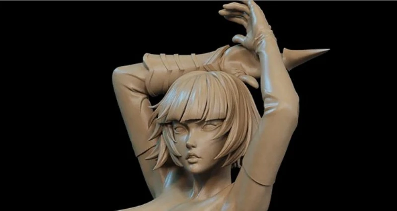 1/24 Scale DieCast Resin Figure Model Kit Anime Swordswoman NSFW Version Diorama Unassembled Unpainted