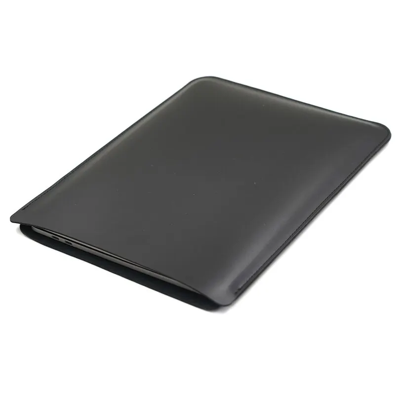 Easy Vertical Style 14 Inch Laptop Sleeve Case for MacBook Pro 14 M1 M2 PU Leather Carry Sleeve For MateBook HP 14.2