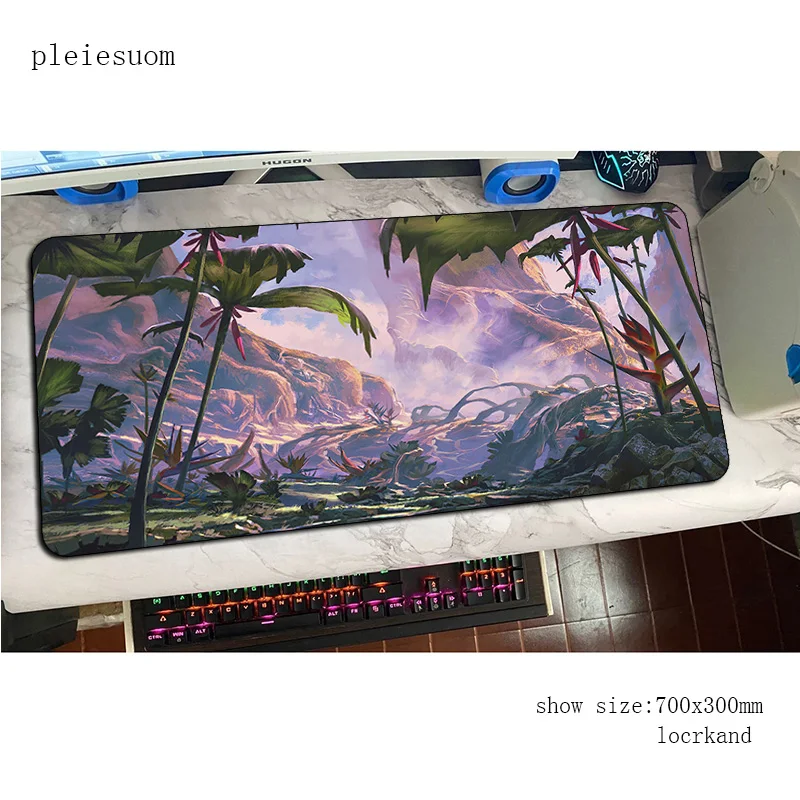 Landscape Sci Fi mouse pad gamer 800x300x3mm best notbook mouse mat gaming mousepad Adorable pad mouse PC desk padmouse mats