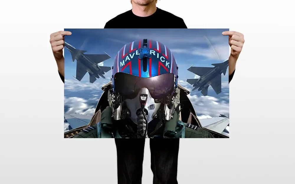 Top Gun Maverick Movie, Art Picture Print Canvas Poster, Home Wall Decor