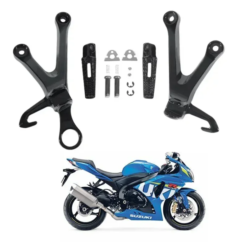 

For Suzuki GSXR 1000 2017-2021 Motorcycle Accessories Rear Foot Pegs Passenger Footrest Bracket Set Motor