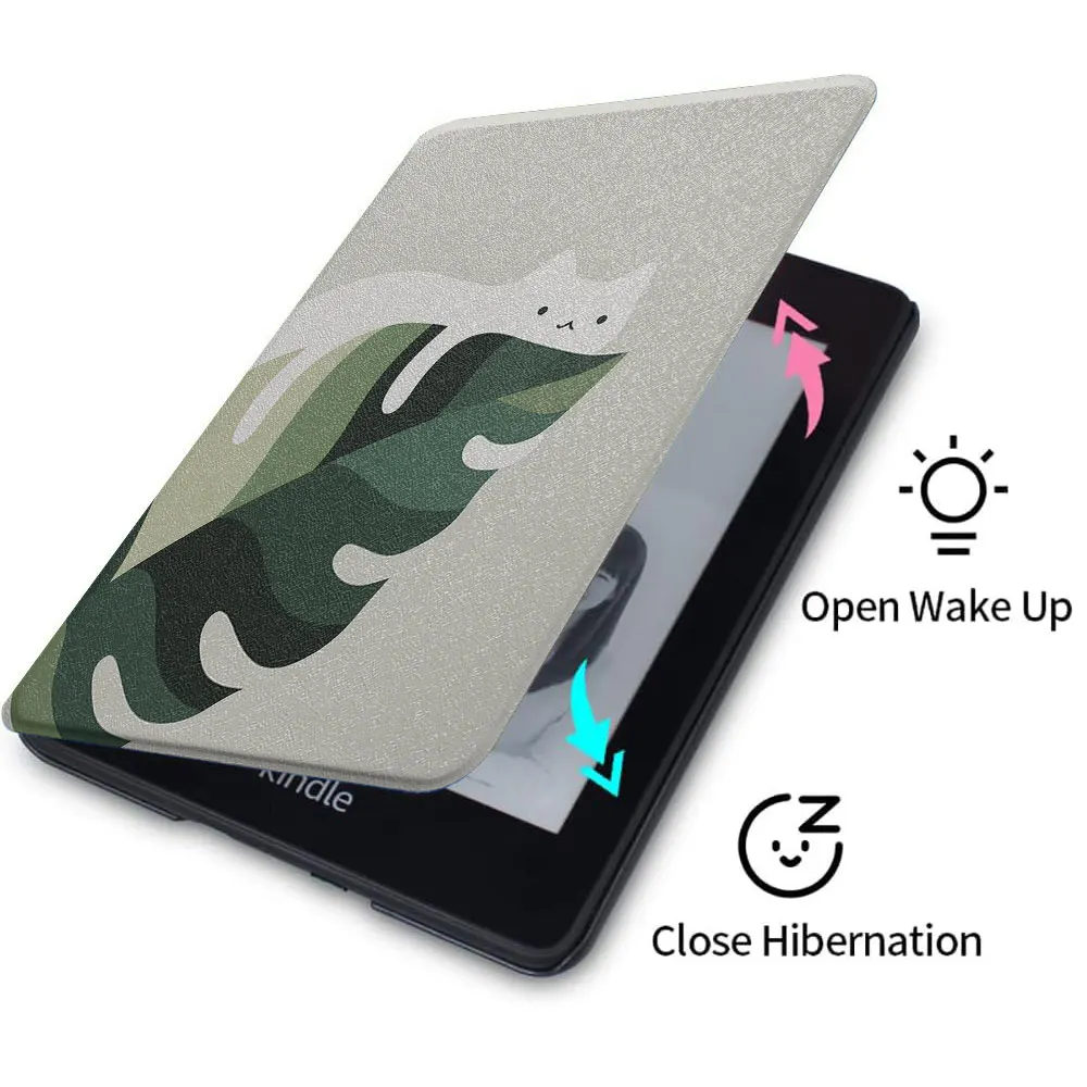 kindle case Oasis 2 (7inth) flip cover anti drop Kindle case paperwhite4th Silicone soft shell  funda 2021 11th  8th generation