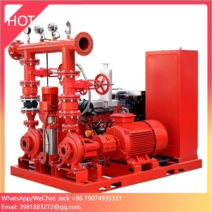 Sistema di pompe antincendio EDJ da 250 GPM 500 GPM 750 GPM 1000 GPM