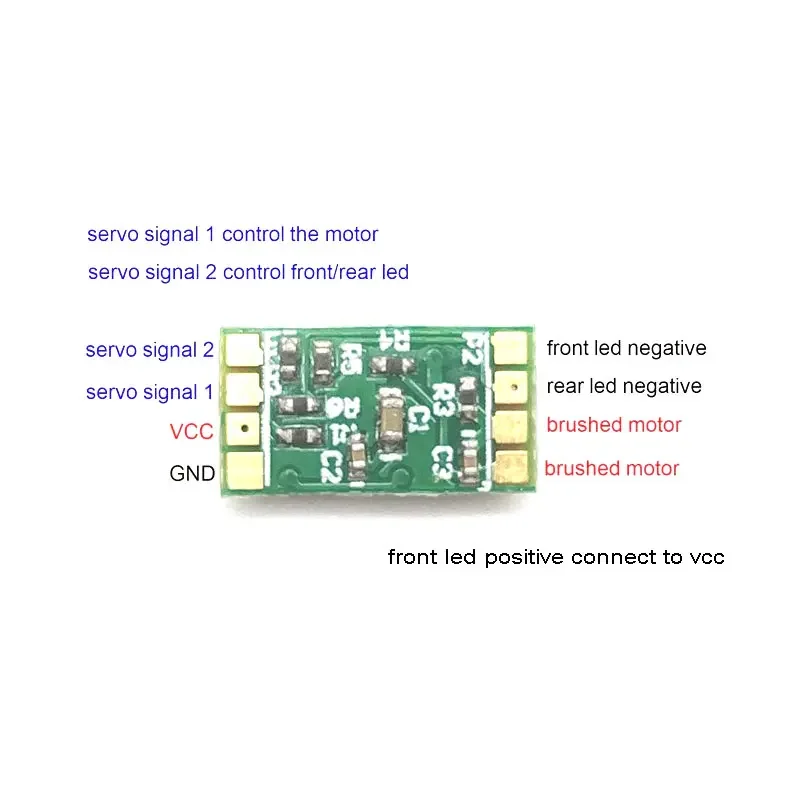 DasMikro 1S3A Micro ESC Das87 1/87 Parts Micro Racing Rc Car Parts