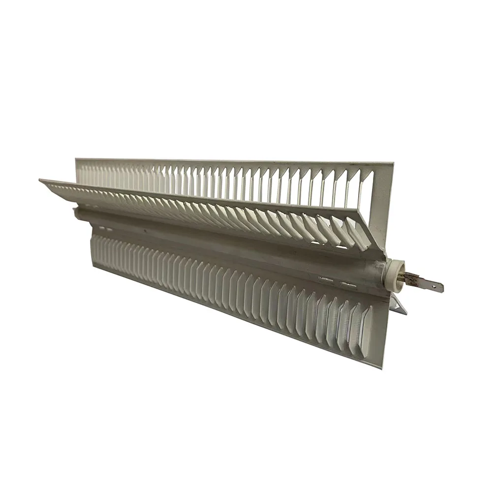 Imagem -03 - Aluminum Fin Heating Elements X-shape Tubulação de Aquecimento Elétrico Ventilador Heater Baseboard Heater Parts 310 mm 230v 1000w