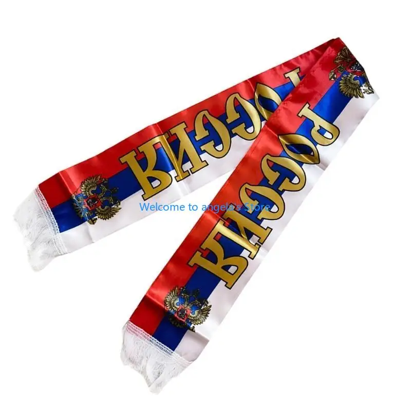 

X4YC Elegant Scarf Shawl Unisex Russian Neckerchief Head Scarf Great for Outdoor