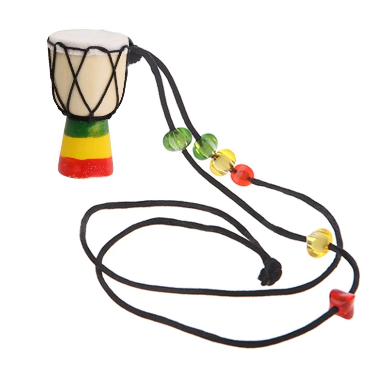 African Drummer Pendant for Children, Djembe, Percussion Supplies, Starting Drum Supplies, Boys and Girls