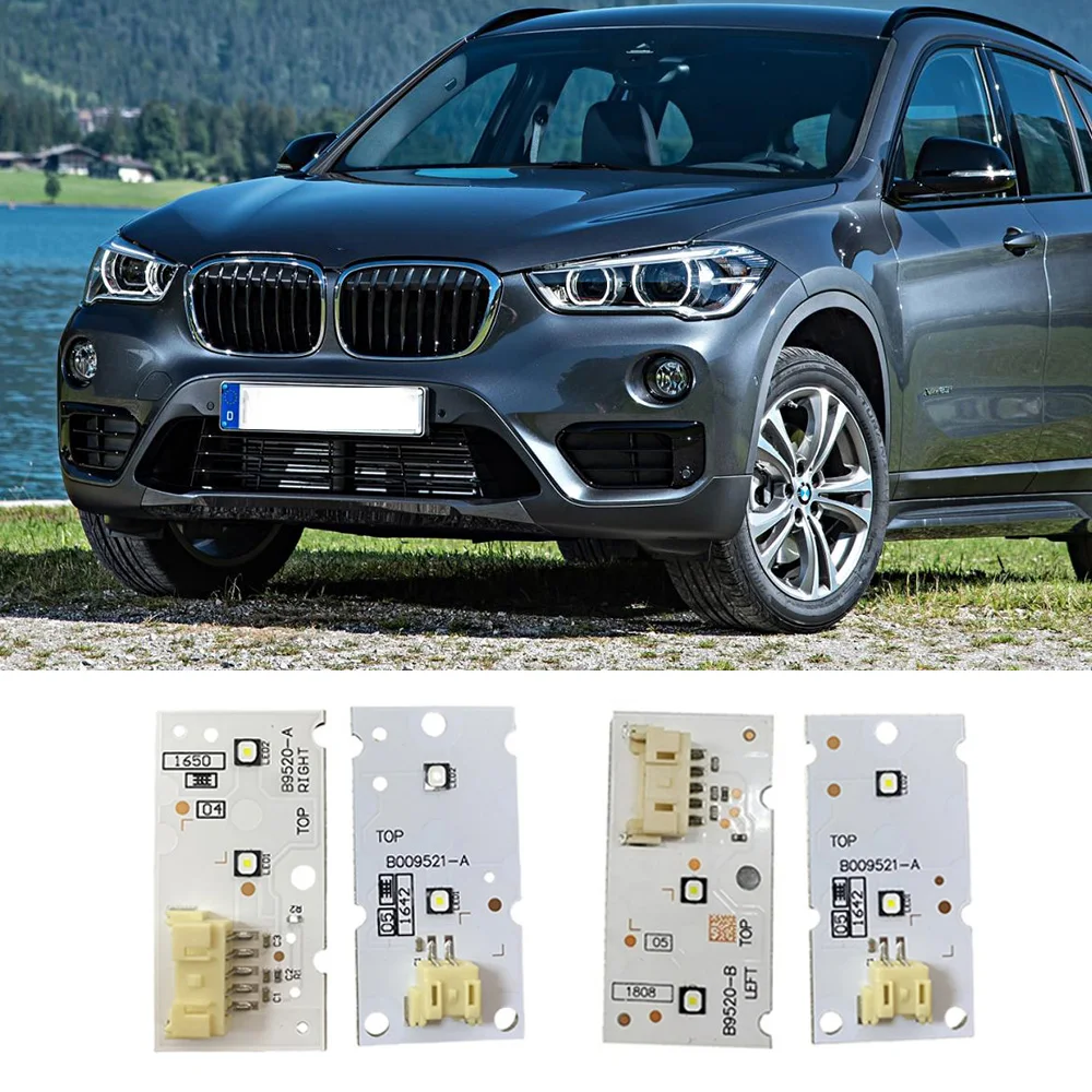 

Daytime Running Light LED Chips 63117428791 63117428792 For BMW X1 F48 2017-2019 Angel Eyes DRL Super Bright White Lightsource