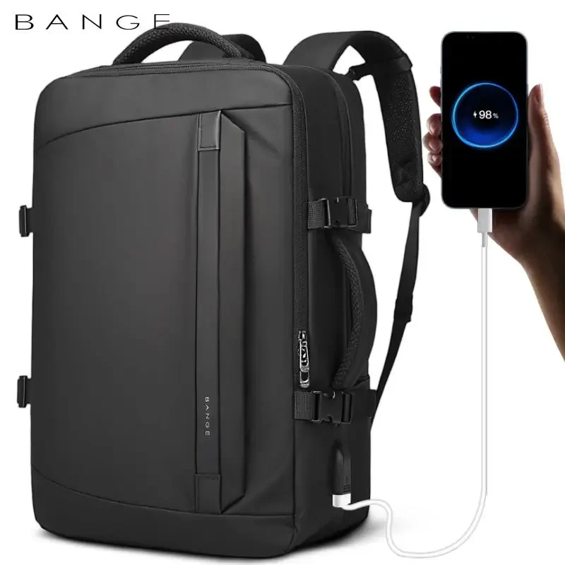 

Bange 12.9 15.6inch Mochilas Masculinas Tmpermeavel Travel Waterproof Business Backpack Men Large Capacity Laptop Bag for Men