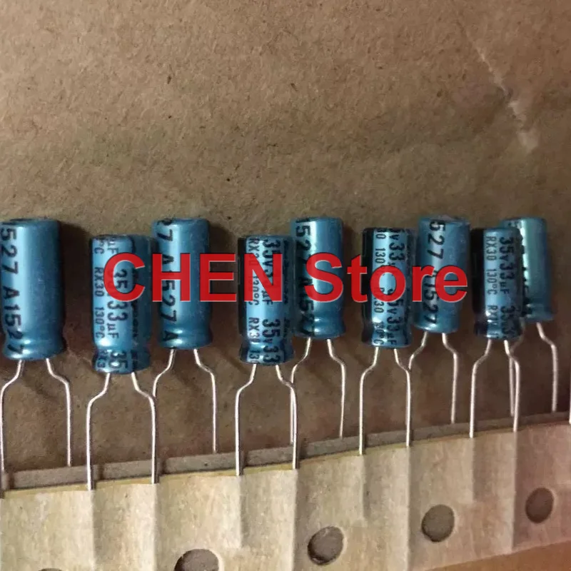10PCS/50PCS original Rubycon RX30 35V33UF 5X11MM 130C electrolytic capacitor 33UF 35V free shipping