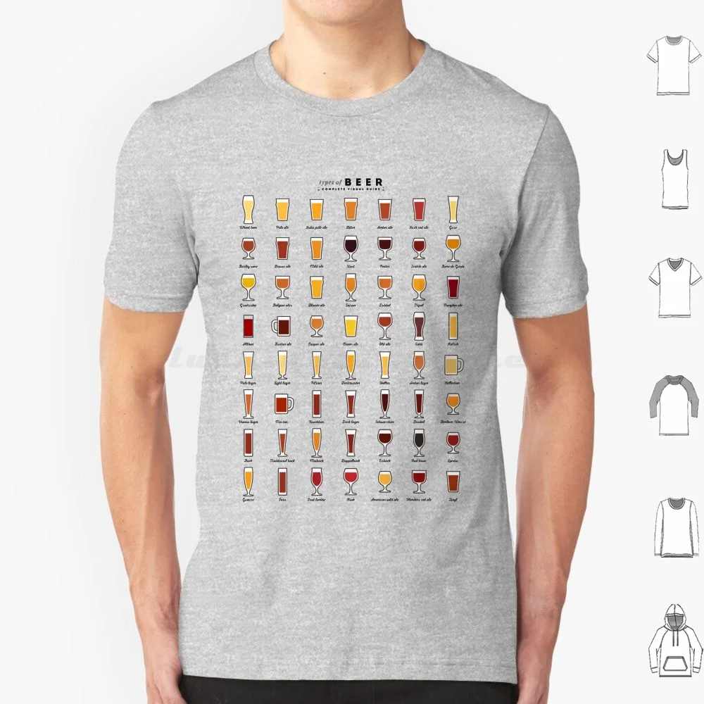 

Types Of Beer T Shirt 6xl Cotton Cool Tee Beer Beers Beer Styles Beer Types Types Of Beer Drink Beer Brewing Homebrewing Beer
