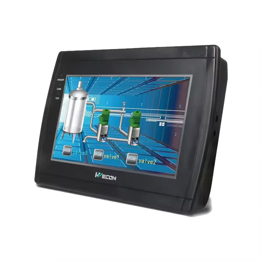 

WECON 512MB RAM large memory Industrial HMI Display 4GB eMMC large capacity Touch Screen PI8102ig HMI Control Panel
