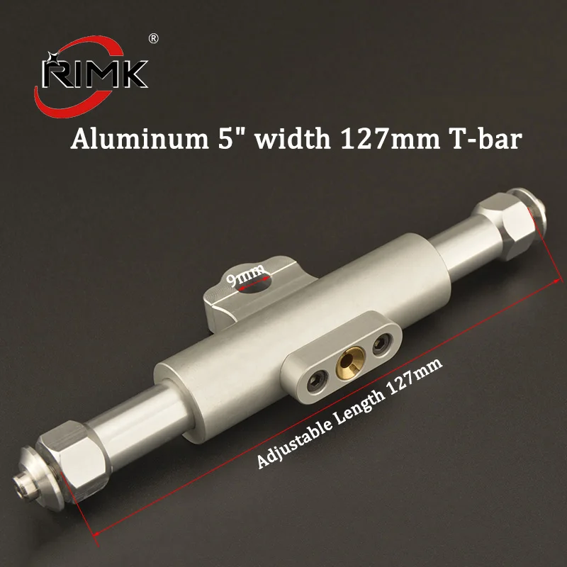 

1pc Good Quality Aluminum Alloy 5" width 127mm T-bar for 6.35mm 1/4" Cable/Strut/Shaft RC Boat Accessories