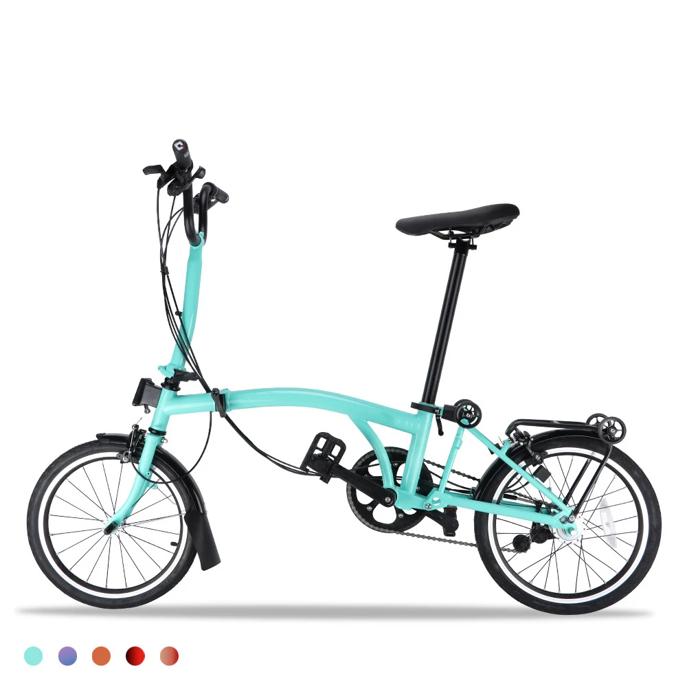 XKM-XiaoBu Three Stage Folding Bike 16 Inch Folding Bicycle SENSAH 6-speed Xiaobu Good Commuting Assistant Power Assist Bicycle