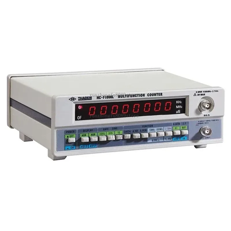 HC-F1000L Frequency Meter, 1G Frequency Crystal Oscillator Signal Counter Tester, 8-Bit LED Display Measuring Tool