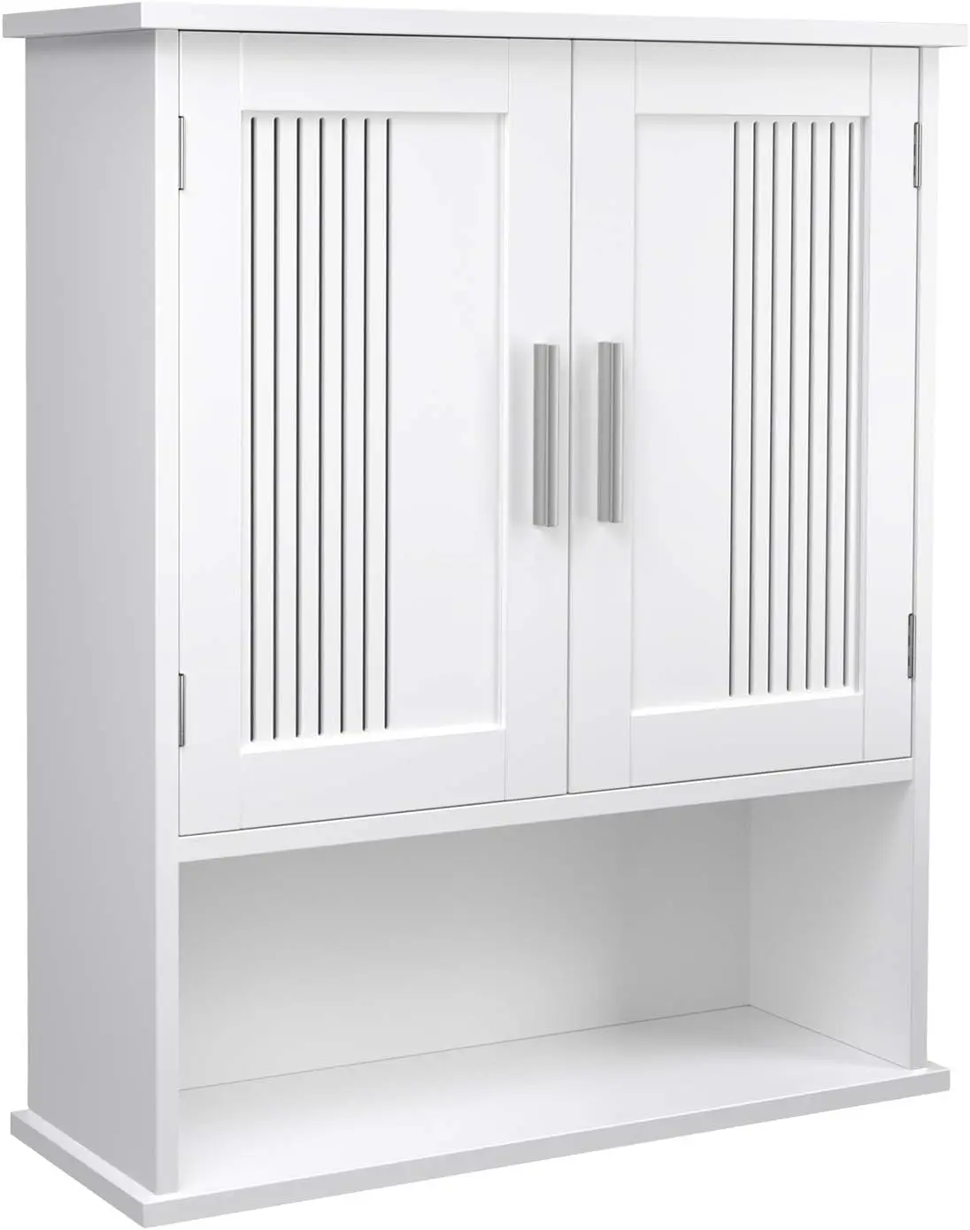 

VASAGLE Wall Cabinet, Hanging Bathroom Storage Organizer, Medicine Cupboard with Adjustable Shelf, 7.9”D x 23.6”W x 27.5”H,