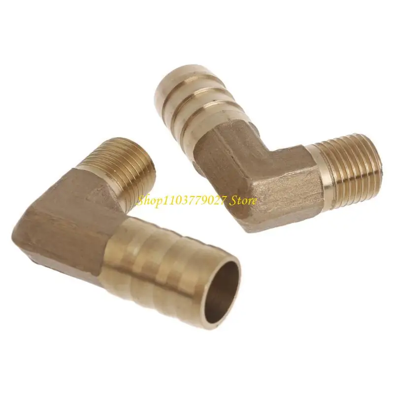 C4DF Professional Brass Right Angles Pagodas Coupling Adapter for Plumbing Experts