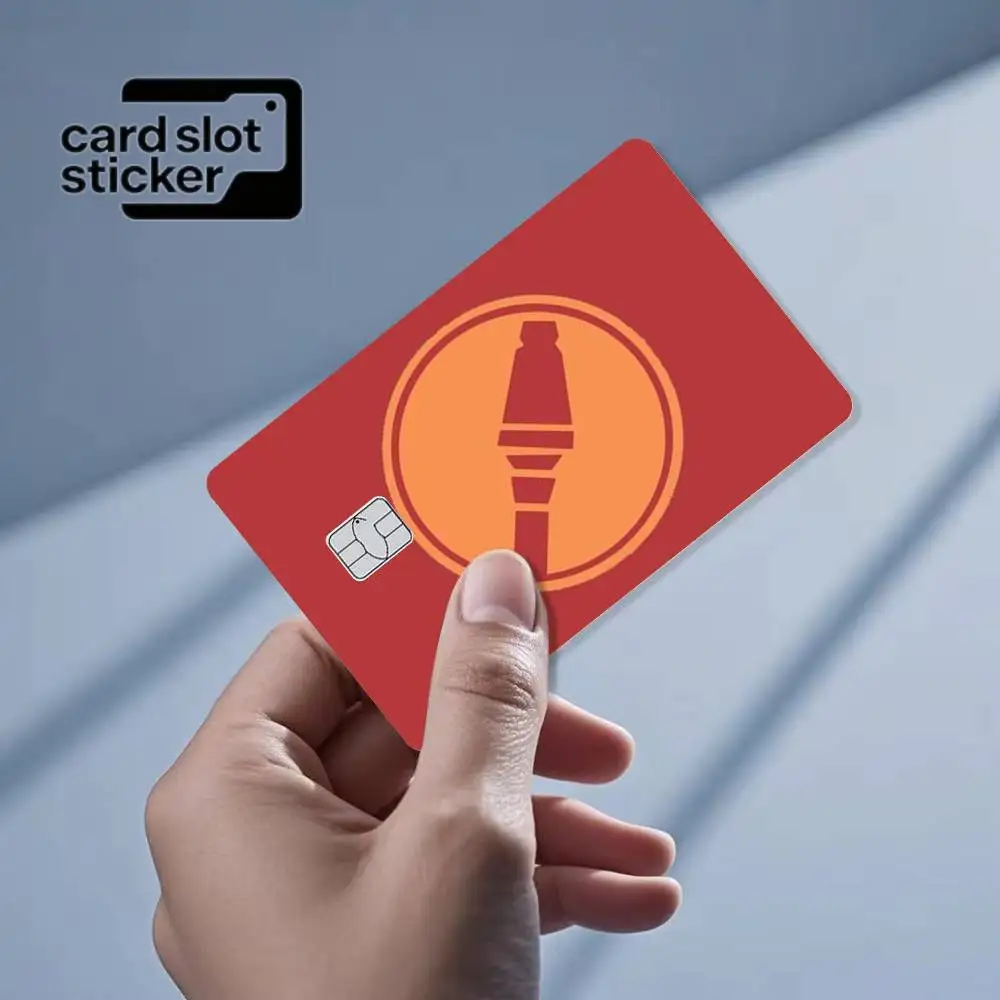 T-Teams F-Fortress GameS  Credit Card HD Stickers Small Chip Waterproof Sticker Game Card Decal Gift