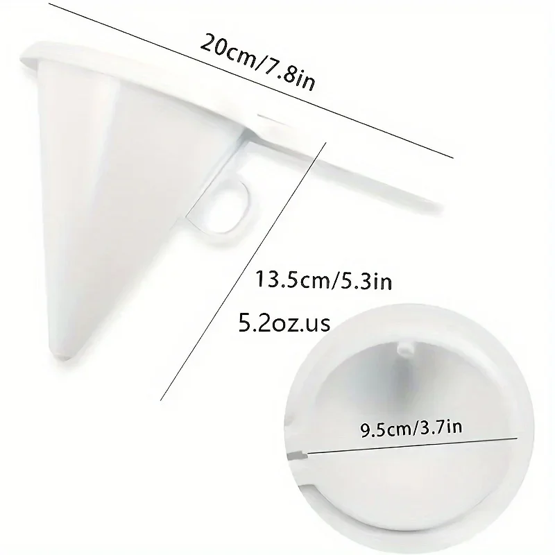 1pc Cream Funnel Handheld Measuring Cup Cake Chocolate Separator Batter Funnel Kitchen Baking Tools