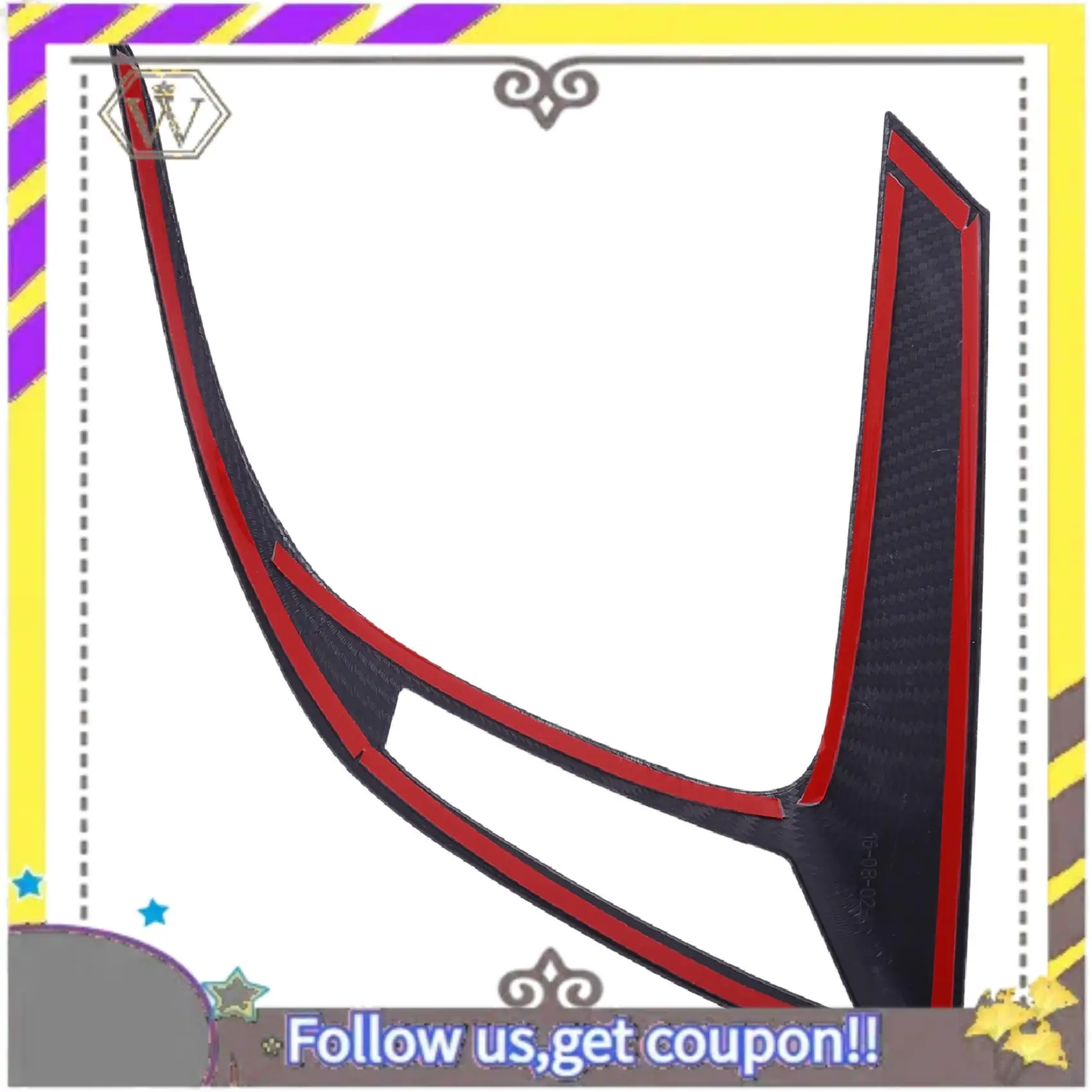 

ABXV-Rear Tail Light Lamp Cover Trim Fit For Honda Civic Sedan 10Th Accessories 2016 2017 2018 2019