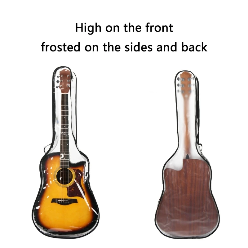 

Электрогитарная защитная обложка 40/41 дюйм Clear Tpu Cover с двойной молнией Jome