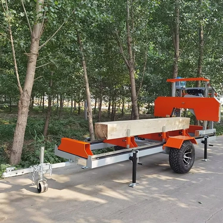 Forestry or Farm Portable Horizontal Band Saw Woodmill Wood Cutting Band Saw