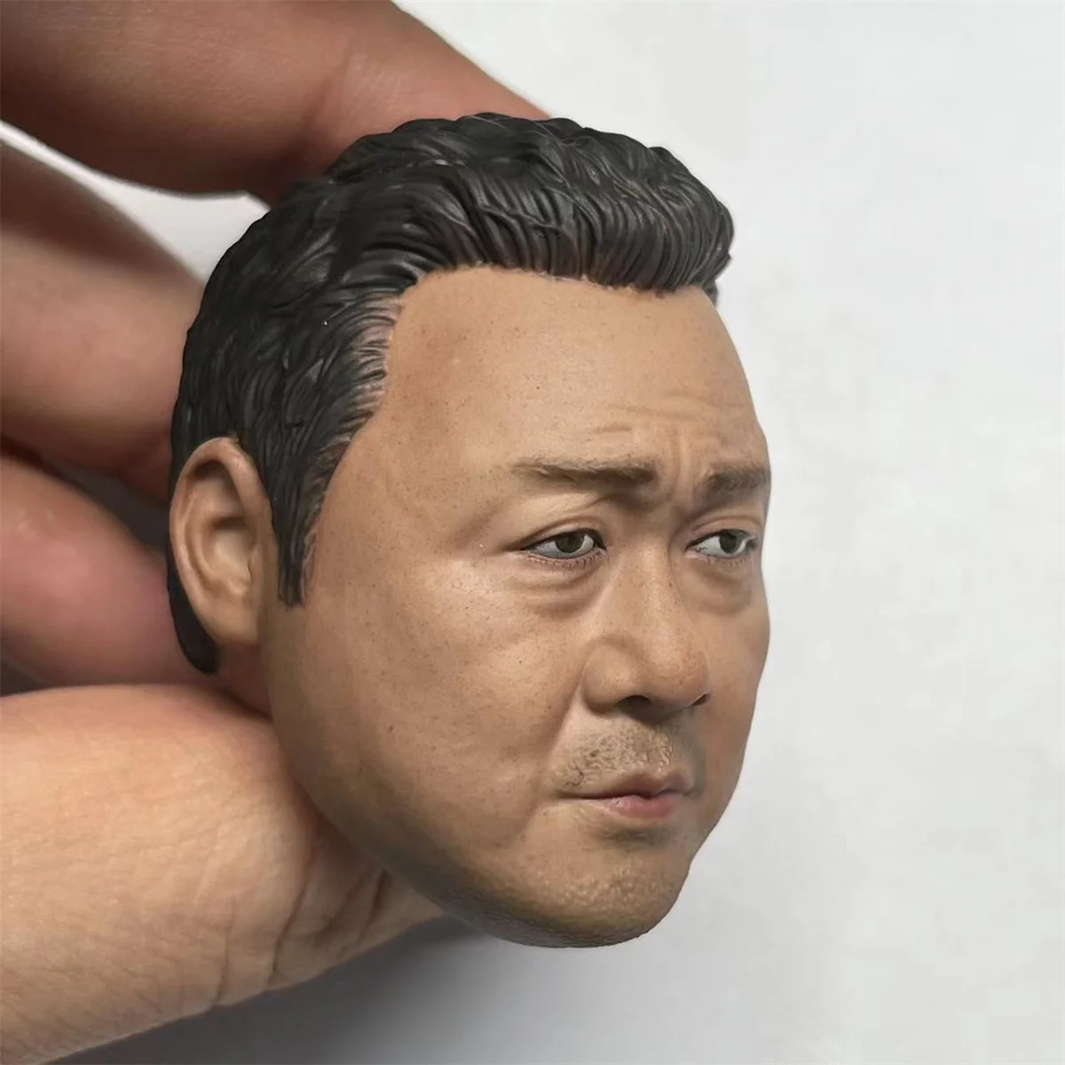 마동석、Ma Tong Seok 1/6 Male Head Sculpt Movie Carving Actor  Star Soldier Doll Toys Model 1/6 Action Figure Body Collection