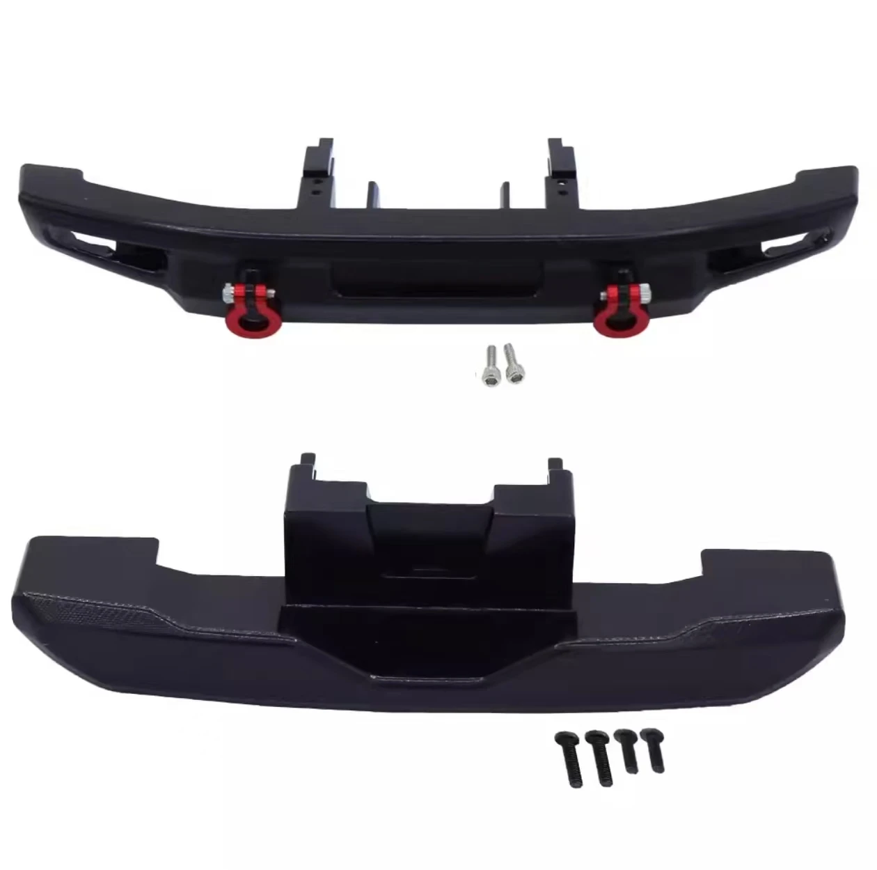 TRX4M conjunto de caja de cambios de eje de metal, placa inferior, viga de parachoques para accesorios de coche de control remoto 1/18